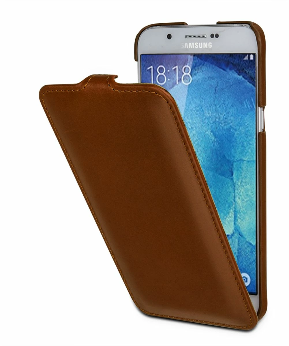 StilGut - Handyhülle Für Galaxy A8 (2015) „UltraSlim“ Aus Leder 10 StilGut - Handyhülle Für Galaxy A8 (2015) „UltraSlim“ Aus Leder – Bild 8