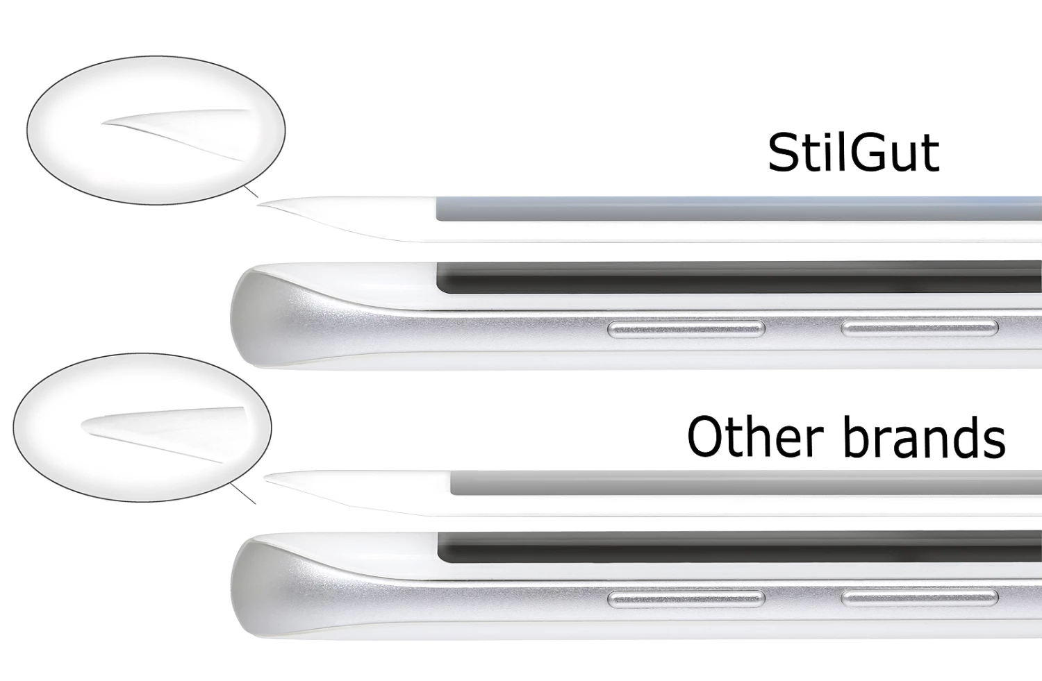 StilGut - Panzerglas 3D Curved Samsung Galaxy S7 Edge Mit Weißem Rand 7 StilGut - Panzerglas 3D Curved Samsung Galaxy S7 Edge Mit Weißem Rand – Bild 5