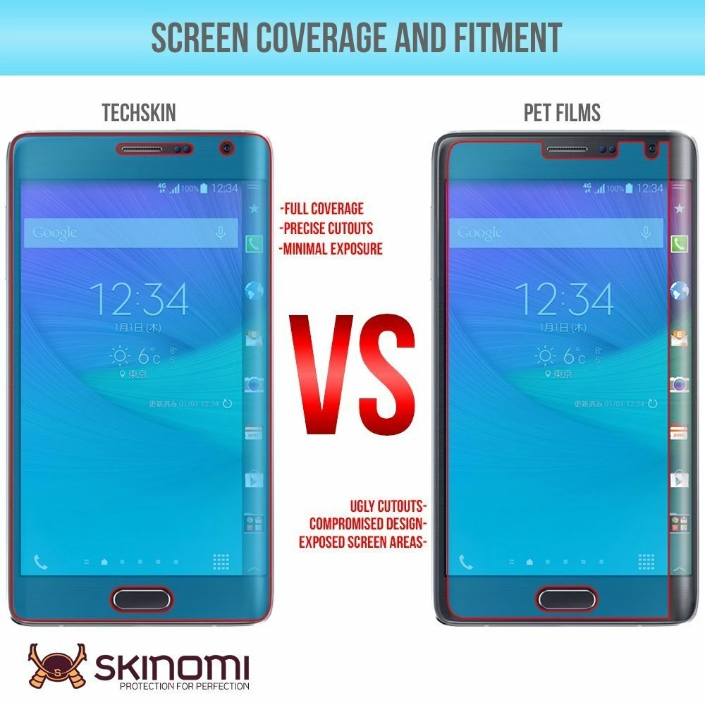 Skinomi - Displayschutzfolie Für Galaxy Note Edge TechSkin 8 Skinomi - Displayschutzfolie Für Galaxy Note Edge TechSkin – Bild 6