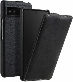 StilGut - Google Pixel 6a Hülle UltraSlim -StilGut Verkaufs-Shop Google Pixel 6a Flip Case Black Shop 1 1