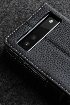 StilGut - Google Pixel 6a Cover Talis Mit Kartenfach -StilGut Verkaufs-Shop Google Pixel 6a Wallet Case Black Shop 5