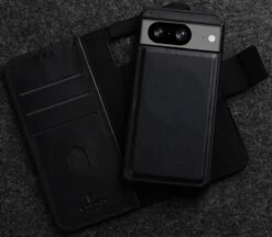 StilGut - Google Pixel 8 Pro Cover Talis 2-in-1 Mit Kartenfach -StilGut Verkaufs-Shop Google Pixel 8 Pro wallet case leather black Shop 5