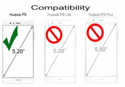 StilGut - Panzerglas Huawei P9 (2er Pack) -StilGut Verkaufs-Shop Huawei P9 5 2 Zoll