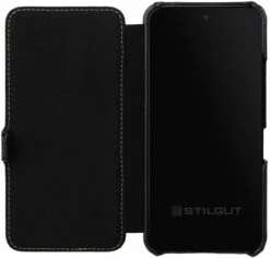 StilGut - Samsung Galaxy S22 Tasche Book Type Mit Clip 15 StilGut - Samsung Galaxy S22 Tasche Book Type Mit Clip -StilGut Verkaufs-Shop Samsung Galaxy S22 Book Case clip Black Shop 4