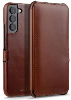 StilGut - Samsung Galaxy S22 Tasche Book Type Mit Clip 20 StilGut - Samsung Galaxy S22 Tasche Book Type Mit Clip -StilGut Verkaufs-Shop Samsung Galaxy S22 Book Case clip Brown Shop 1