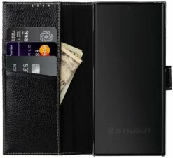 StilGut - Samsung Galaxy S22 Ultra Flip Cover Talis Mit Kartenfach 15 StilGut - Samsung Galaxy S22 Ultra Flip Cover Talis Mit Kartenfach -StilGut Verkaufs-Shop Samsung Galaxy S22 Ultra Wallet Case Black Shop 4