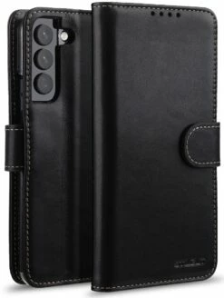 StilGut - Samsung Galaxy S22 Flip Cover Talis Mit Kartenfach 21 StilGut - Samsung Galaxy S22 Flip Cover Talis Mit Kartenfach -StilGut Verkaufs-Shop Samsung Galaxy S22 Wallet Case Black Nappa Shop 1