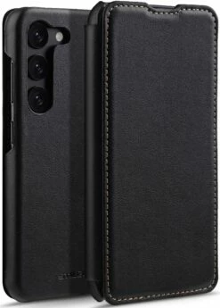 StilGut - Samsung Galaxy S23 Case Book Type -StilGut Verkaufs-Shop Samsung Galaxy S23 Book Case Black Nappa shop 8