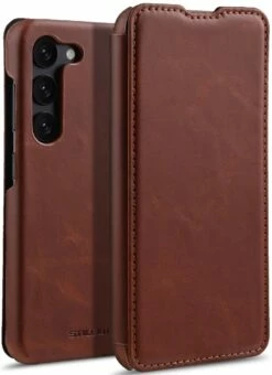 StilGut - Samsung Galaxy S23 Case Book Type -StilGut Verkaufs-Shop Samsung Galaxy S23 Book Case Clip Cognac shop 1WFE25Ghoc3AqM