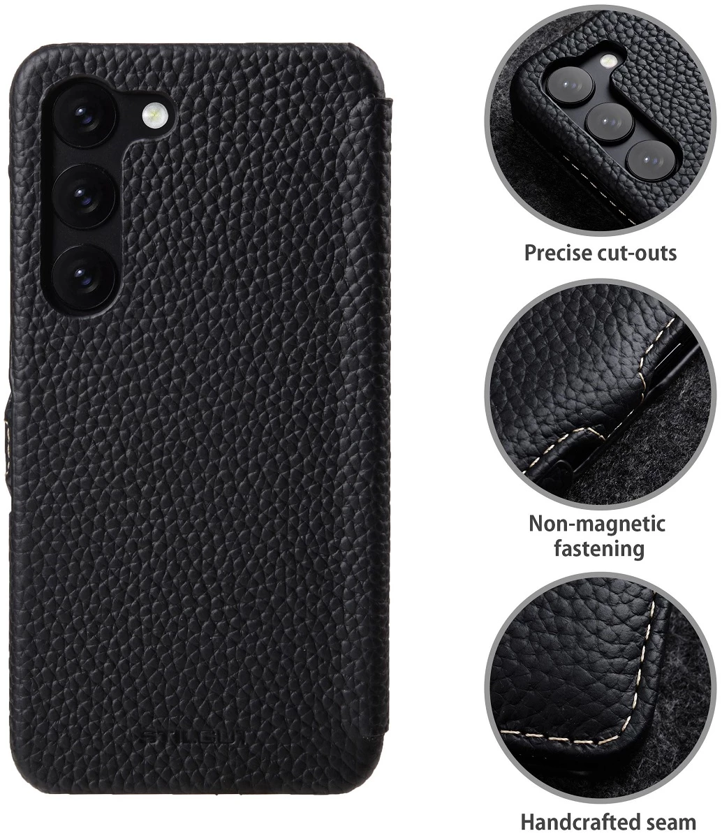 StilGut - Samsung Galaxy S23 Tasche Book Type Mit Clip 4 StilGut - Samsung Galaxy S23 Tasche Book Type Mit Clip – Bild 2