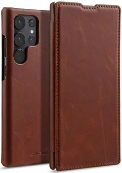 StilGut - Samsung Galaxy S23 Ultra Case Book Type 20 StilGut - Samsung Galaxy S23 Ultra Case Book Type -StilGut Verkaufs-Shop Samsung Galaxy S23 Ultra Book Case Cognac shop 1