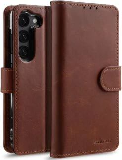 StilGut - Samsung Galaxy S23 Flip Cover Talis Mit Kartenfach 20 StilGut - Samsung Galaxy S23 Flip Cover Talis Mit Kartenfach -StilGut Verkaufs-Shop Samsung Galaxy S23 Wallet Case talis cognac Shop 1
