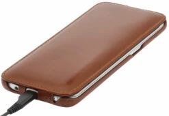 StilGut - Samsung Galaxy S7 Edge Hülle UltraSlim Aus Leder -StilGut Verkaufs-Shop Samsung Galaxy S7edge cognac 03