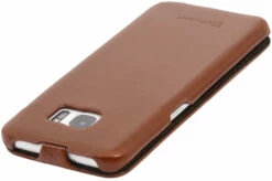 StilGut - Samsung Galaxy S7 Edge Hülle UltraSlim Aus Leder -StilGut Verkaufs-Shop Samsung Galaxy S7edge cognac 08