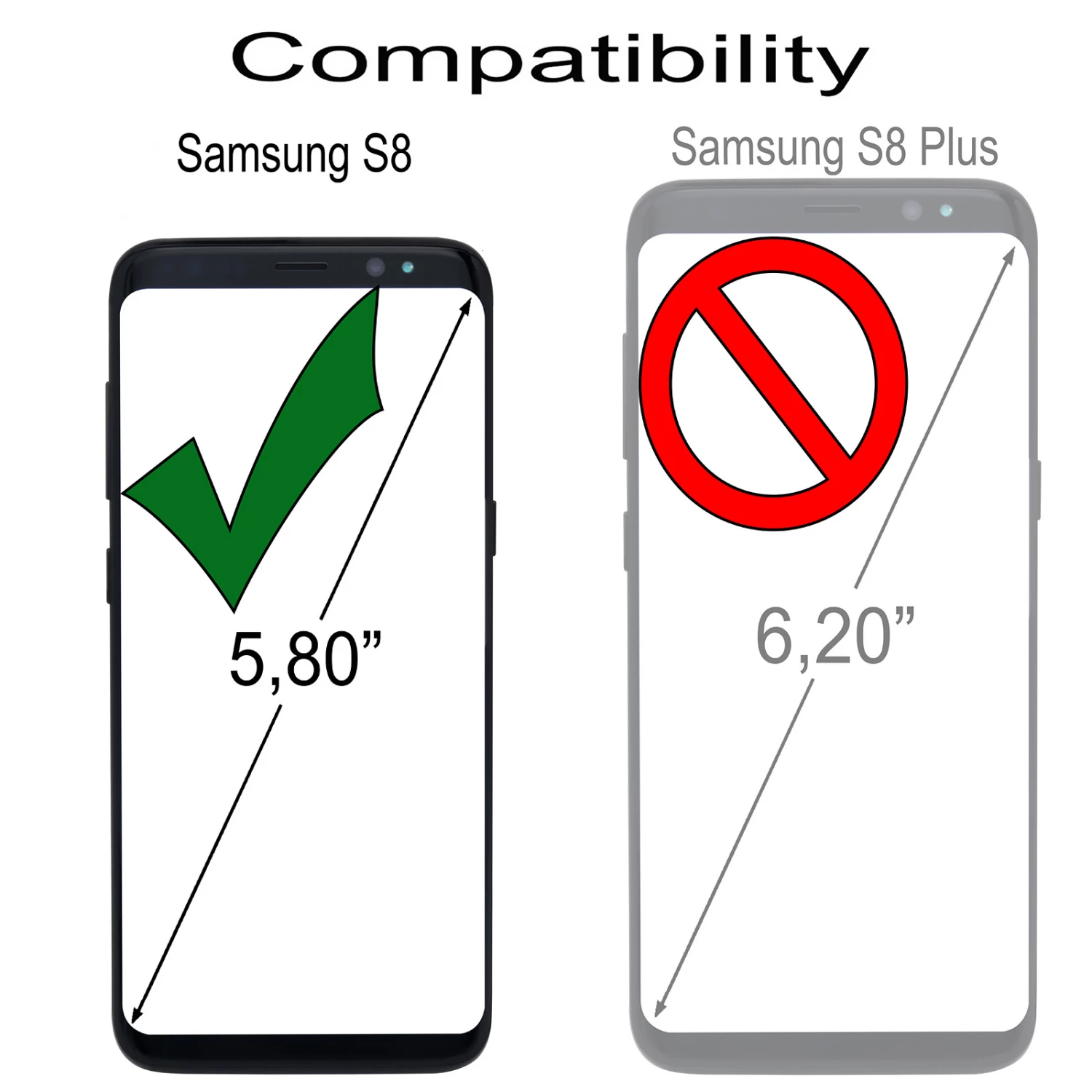 Skinomi - Displayschutzfolie Samsung Galaxy S8 7 Skinomi - Displayschutzfolie Samsung Galaxy S8 – Bild 5