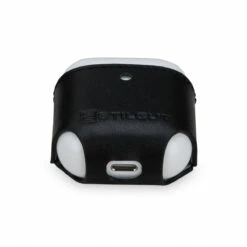 StilGut - AirPods 2 Hülle Aus Leder Mit Karabiner -StilGut Verkaufs-Shop airpods2 wireless case aus leder mit karabiner schwarz nappa 04