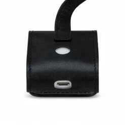 StilGut - AirPods 2 Hülle Aus Leder Mit Lederband -StilGut Verkaufs-Shop airpods2 wireless case aus leder mit lederband schwarz nappa 05