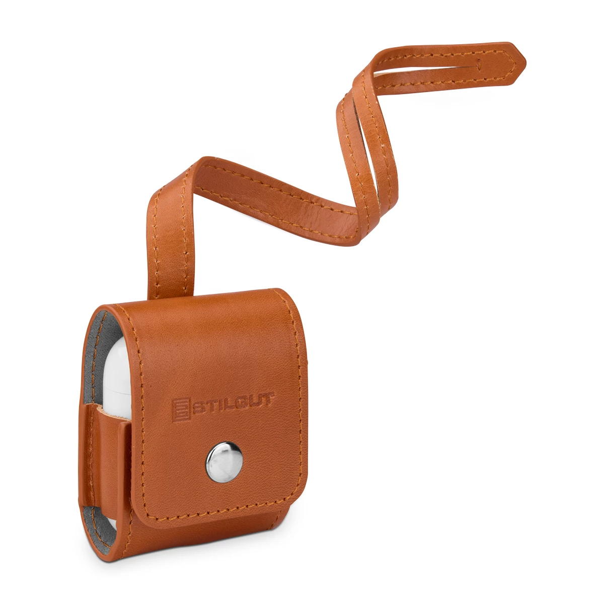 StilGut - AirPods Case Aus Leder Mit Lederband 8 StilGut - AirPods Case Aus Leder Mit Lederband – Bild 6