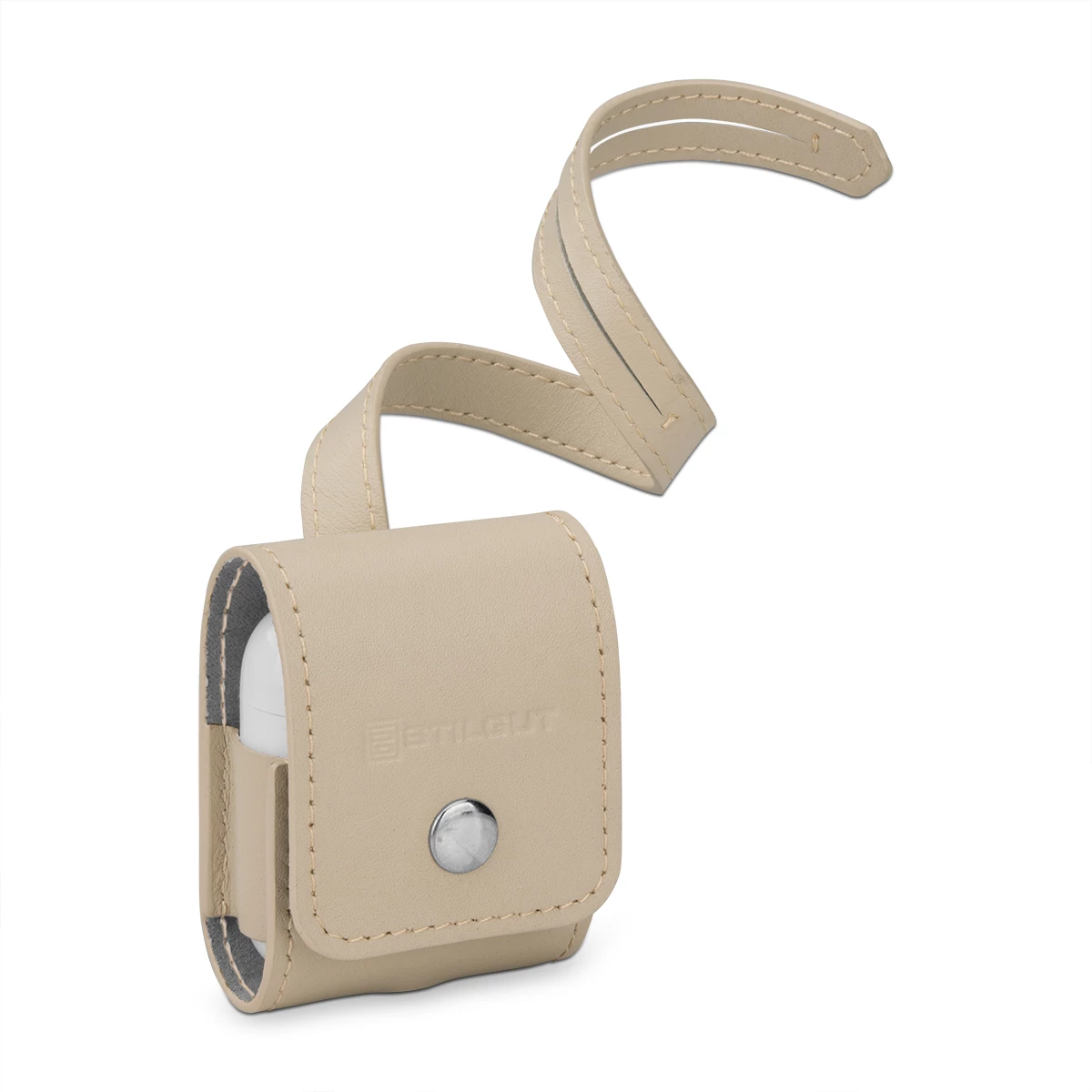 StilGut - AirPods Case Aus Leder Mit Lederband 10 StilGut - AirPods Case Aus Leder Mit Lederband – Bild 8