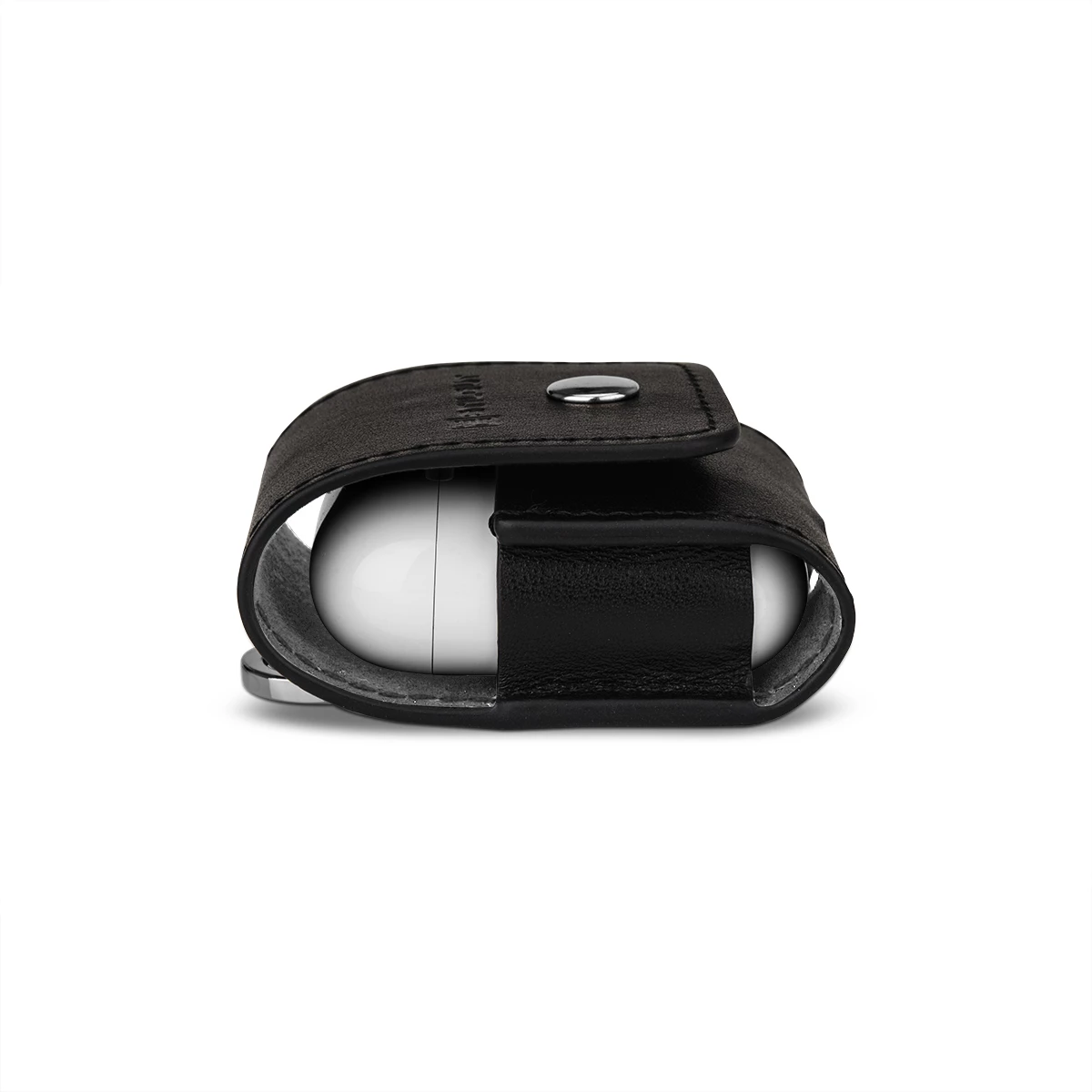 StilGut - AirPods Case Aus Leder Mit Lederband & Karabiner 5 StilGut - AirPods Case Aus Leder Mit Lederband & Karabiner – Bild 3