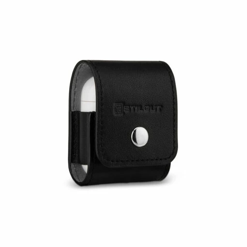 StilGut - AirPods Case Aus Leder -StilGut Verkaufs-Shop airpods case aus leder schwarz nappa 01
