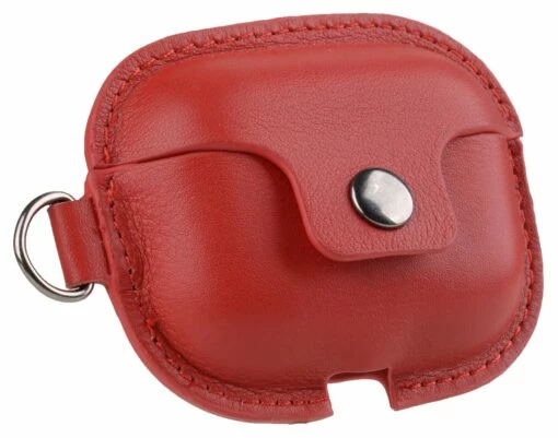 StilGut - AirPods Pro Hülle Aus Leder -StilGut Verkaufs-Shop airpods pro case leather red nappa 01