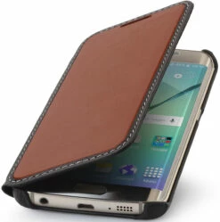 StilGut - Handyhülle Für Galaxy S6 Edge "Book Type" Ohne Clip 34 StilGut - Handyhülle Für Galaxy S6 Edge "Book Type" Ohne Clip -StilGut Verkaufs-Shop b010dotjiq braun schwarz nappa 1 1