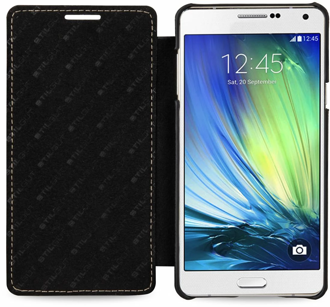 StilGut - Handyhülle Für Galaxy A7 "Book Type" Ohne Clip 4 StilGut - Handyhülle Für Galaxy A7 "Book Type" Ohne Clip – Bild 2