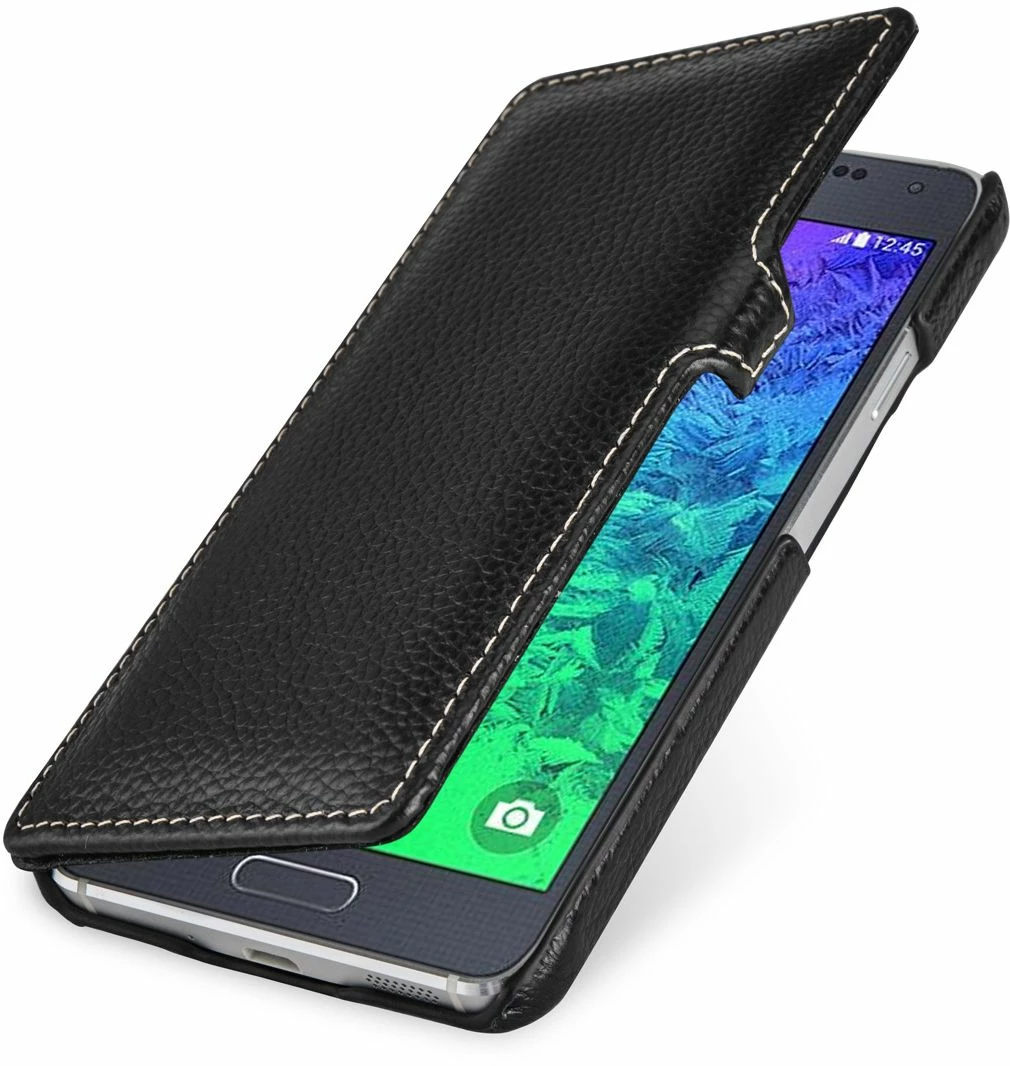 StilGut - Handyhülle Für Samsung Galaxy Alpha "Book Type" Mit Clip 8 StilGut - Handyhülle Für Samsung Galaxy Alpha "Book Type" Mit Clip – Bild 6