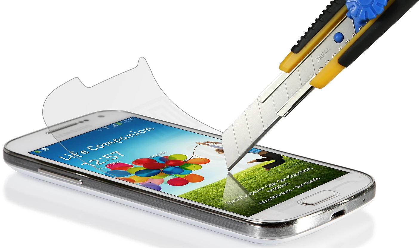 StilGut - Displayschutzfolie Panzerglas Für Samsung Galaxy S4 Mini 4 StilGut - Displayschutzfolie Panzerglas Für Samsung Galaxy S4 Mini – Bild 2