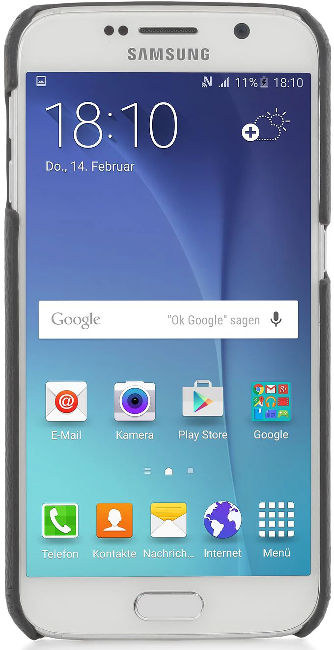 StilGut - Handyhülle Für Galaxy S6 "Cover Type" Aus Leder 4 StilGut - Handyhülle Für Galaxy S6 "Cover Type" Aus Leder – Bild 2