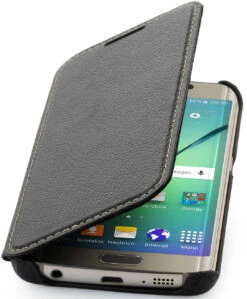 StilGut - Handyhülle Für Galaxy S6 Edge "Book Type" Ohne Clip 30 StilGut - Handyhülle Für Galaxy S6 Edge "Book Type" Ohne Clip -StilGut Verkaufs-Shop galaxy s6 edge bt oc schw 01