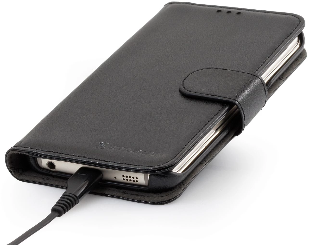 StilGut - Handyhülle Für Galaxy S6 Edge "Talis" Mit Lasche 5 StilGut - Handyhülle Für Galaxy S6 Edge "Talis" Mit Lasche – Bild 3