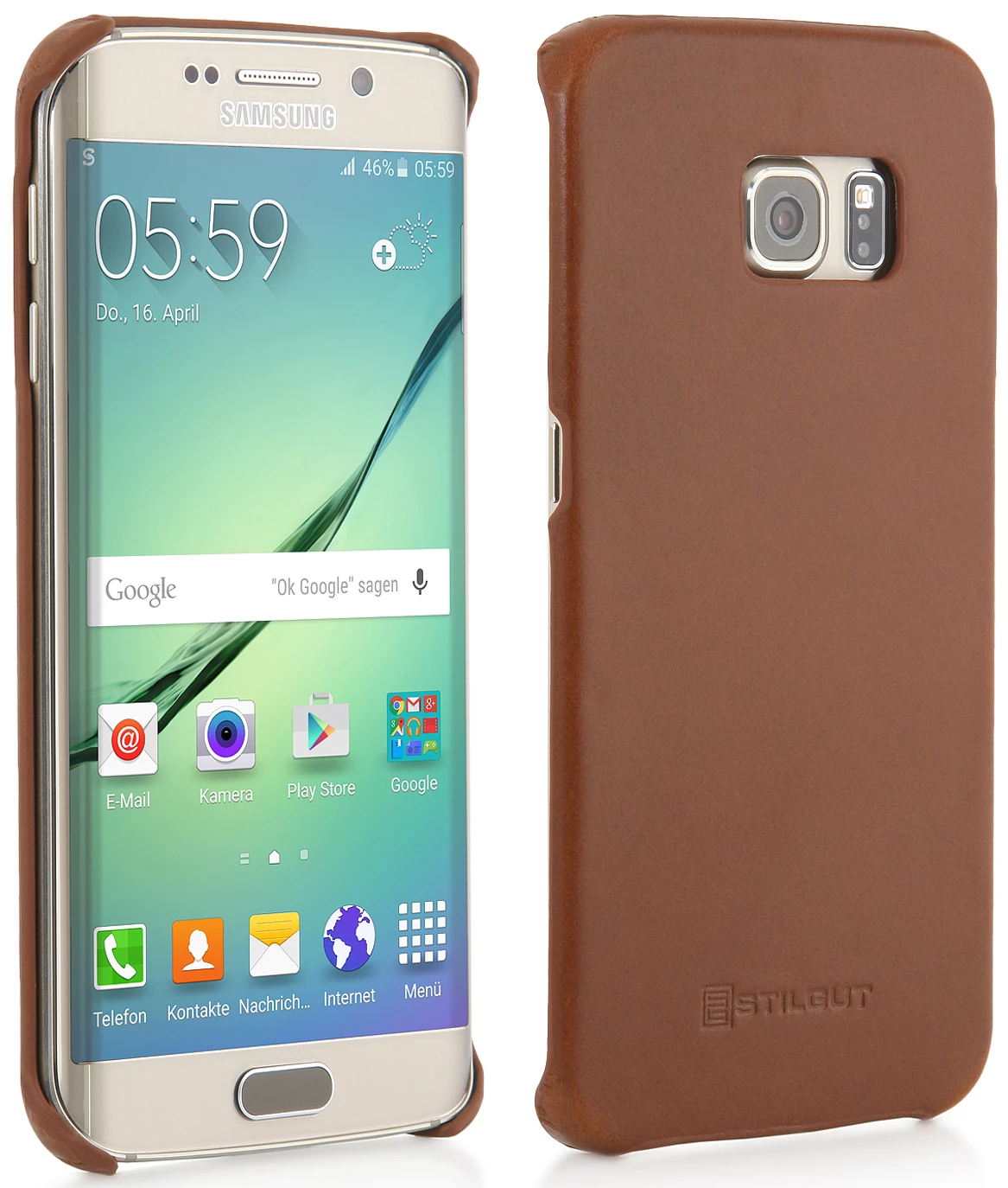 StilGut - Handyhülle Für Galaxy S6 Edge "Cover Type" Aus Leder 15 StilGut - Handyhülle Für Galaxy S6 Edge "Cover Type" Aus Leder – Bild 13