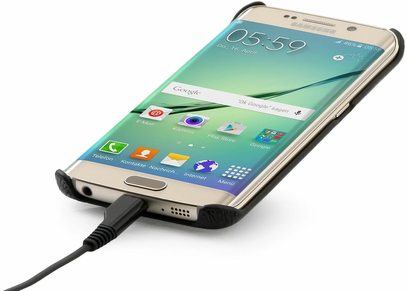 StilGut - Handyhülle Für Galaxy S6 Edge "Cover Type" Aus Leder 8 StilGut - Handyhülle Für Galaxy S6 Edge "Cover Type" Aus Leder – Bild 6