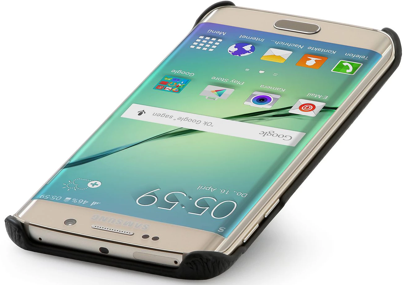 StilGut - Handyhülle Für Galaxy S6 Edge "Cover Type" Aus Leder 9 StilGut - Handyhülle Für Galaxy S6 Edge "Cover Type" Aus Leder – Bild 7