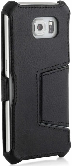 StilGut - Handyhülle Für Galaxy S6 "UltraSlim" Mit Standfunktion -StilGut Verkaufs-Shop galaxy s6 etui bt ta v2 schw 06