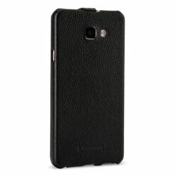 StilGut - Samsung Galaxy A7 (2016) Hülle UltraSlim Aus Leder -StilGut Verkaufs-Shop galaxy a7 2016 handyhuelle ultraslim schw 05