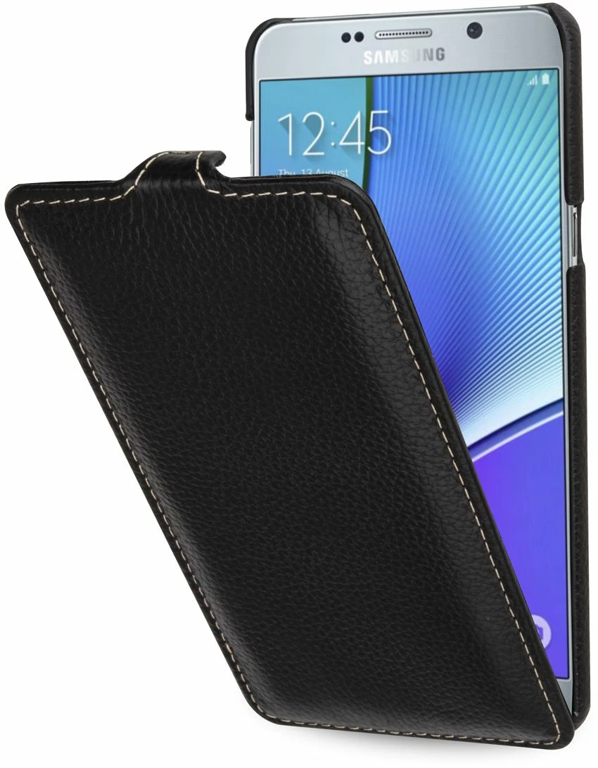 StilGut - Handyhülle Für Galaxy Note 5 „UltraSlim“ Aus Leder 8 StilGut - Handyhülle Für Galaxy Note 5 „UltraSlim“ Aus Leder – Bild 6