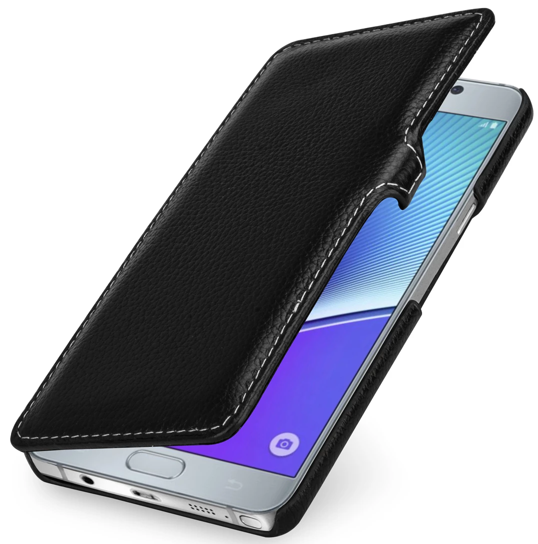 StilGut - Handyhülle Für Galaxy Note 5 „Book Type“ Mit Clip 9 StilGut - Handyhülle Für Galaxy Note 5 „Book Type“ Mit Clip – Bild 7