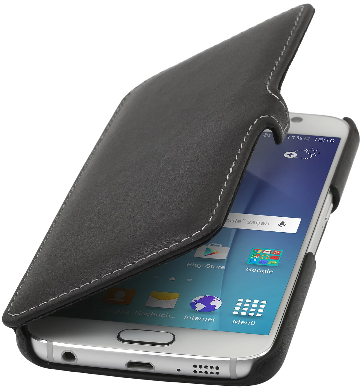 StilGut - Handyhülle Für Galaxy S6 "Book Type" Mit Clip 15 StilGut - Handyhülle Für Galaxy S6 "Book Type" Mit Clip – Bild 13