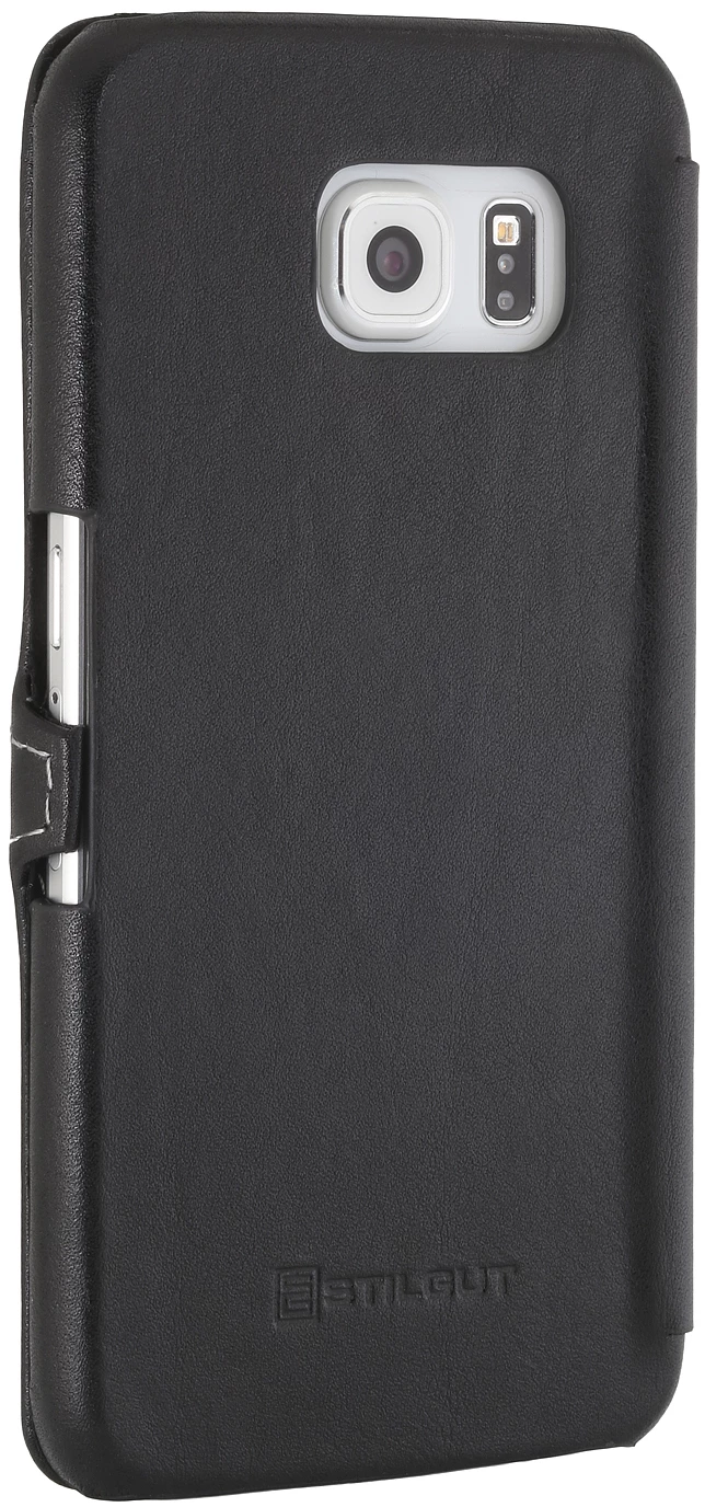StilGut - Handyhülle Für Galaxy S6 "Book Type" Mit Clip 6 StilGut - Handyhülle Für Galaxy S6 "Book Type" Mit Clip – Bild 4