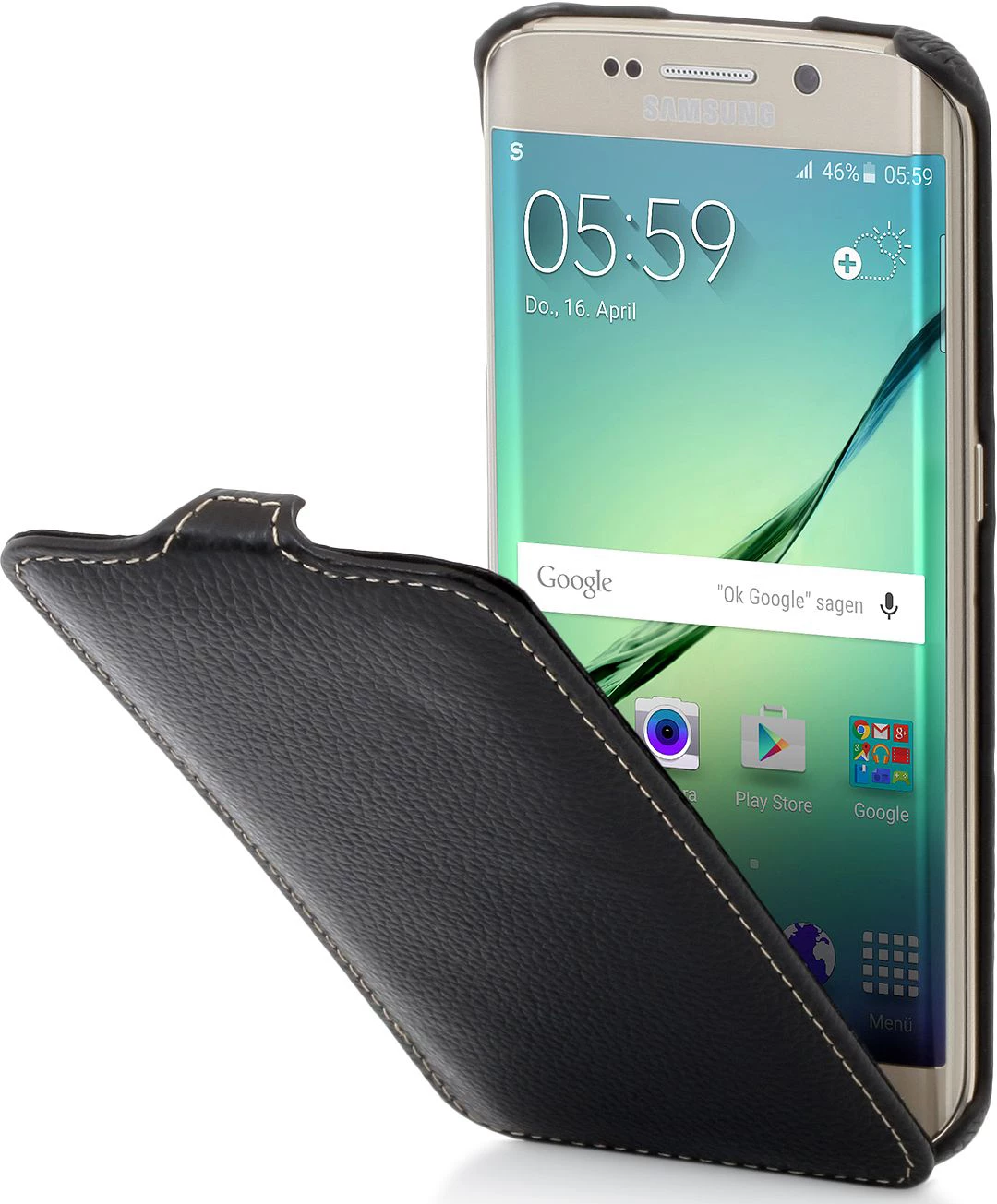 StilGut - Handyhülle Für Galaxy S6 Edge "UltraSlim" Aus Leder 13 StilGut - Handyhülle Für Galaxy S6 Edge "UltraSlim" Aus Leder – Bild 11
