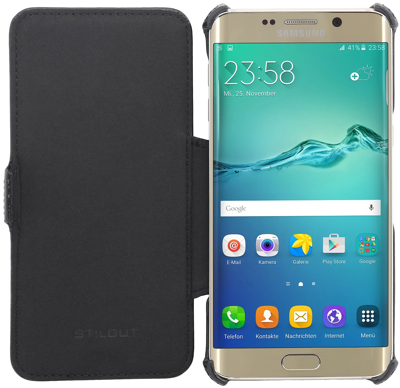 StilGut - Galaxy S6 Edge+ Hülle „UltraSlim“ Mit Standfunktion 6 StilGut - Galaxy S6 Edge+ Hülle „UltraSlim“ Mit Standfunktion – Bild 4