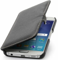 StilGut - Handyhülle Für Galaxy S6 "Book Type" Mit Clip 27 StilGut - Handyhülle Für Galaxy S6 "Book Type" Mit Clip -StilGut Verkaufs-Shop galaxy s6 huelle bt mc schw 01