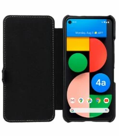 StilGut - Google Pixel 4a 5G Tasche Book Type Mit Clip -StilGut Verkaufs-Shop google pixel 4a 5g book case clip black 03