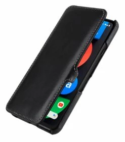StilGut - Google Pixel 4a 5G Tasche Book Type Mit Clip -StilGut Verkaufs-Shop google pixel 4a 5g book case clip black nappa 01