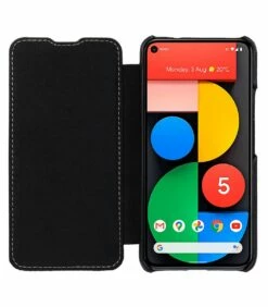 StilGut - Google Pixel 5 Case Book Type -StilGut Verkaufs-Shop google pixel 5 book case black 03