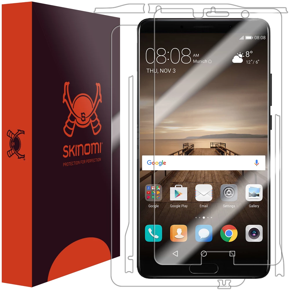 Skinomi - Displayschutzfolie Huawei Mate 10 Full Body 3 Skinomi - Displayschutzfolie Huawei Mate 10 Full Body