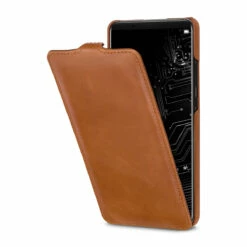 StilGut - Huawei Mate 10 Pro Hülle UltraSlim -StilGut Verkaufs-Shop huawei mate 10 pro huelle ultraslim aus leder cognac 1